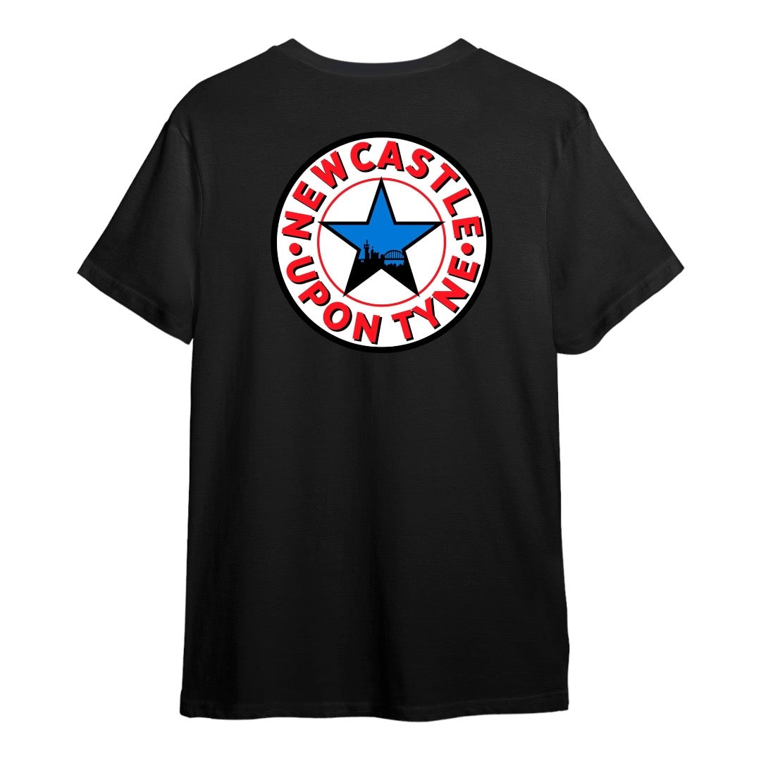 Newcastle Upon Tyne Black T-Shirt